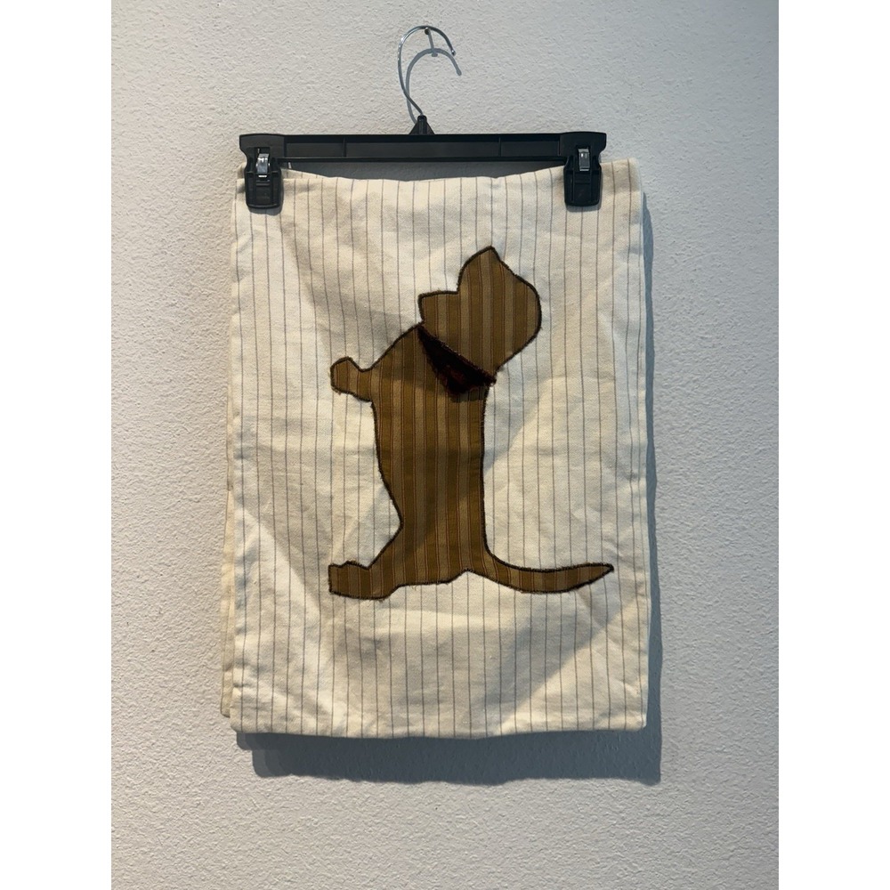 Custom Dog Pillow Covers By Lucy Grayce Handmade Embroidered Plaid 13x18